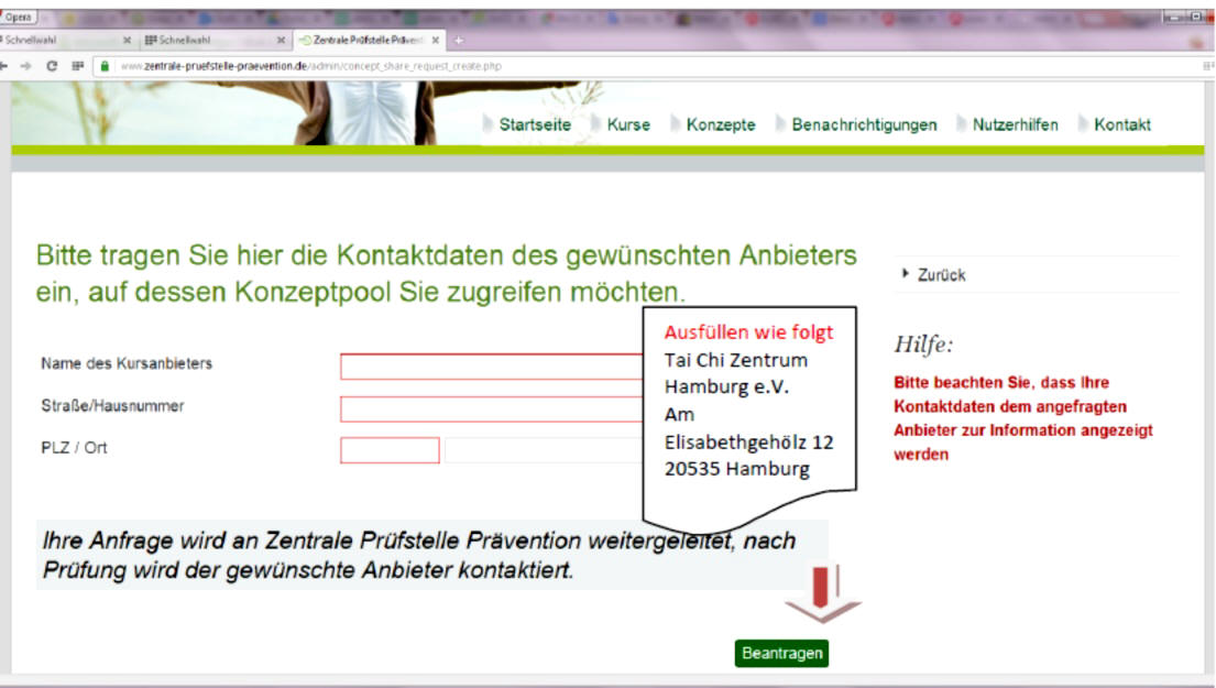 ZPP-Zertifizierung - DTB-Hilfestellung