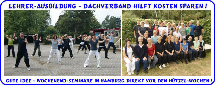 Tai Chi Ausbildung Qigong Ausbildung Kosten sparen Seminar-Kombination