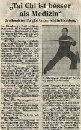 Tai Chi Schwert/ Schwerter Lehrmeister Fu Shengyuan, Schwerter
