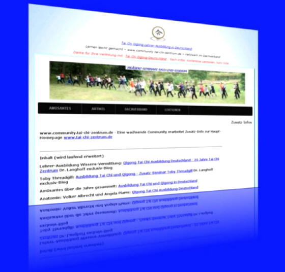 Tai Chi Qigong Community bekommt eigene Website