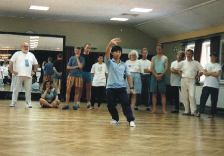 Yang Jun Hamburg bem Unterricht